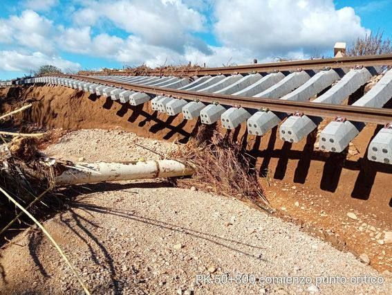 Tramo de Cercanías Buñol-Chiva.