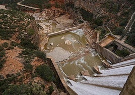 Embalse de Forata, a 7 de noviembre de 2024, en Yátova.