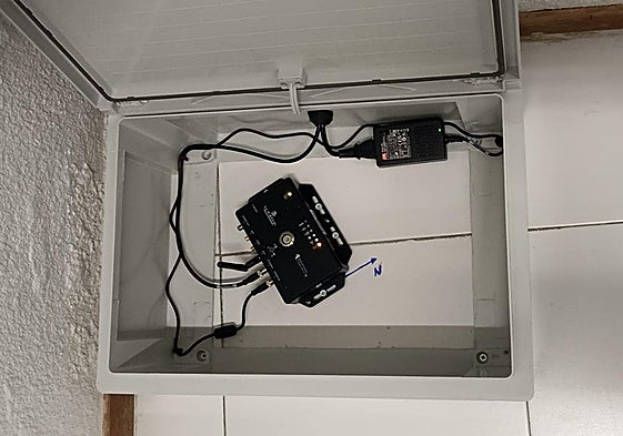 Imagen de un sismógrafo.