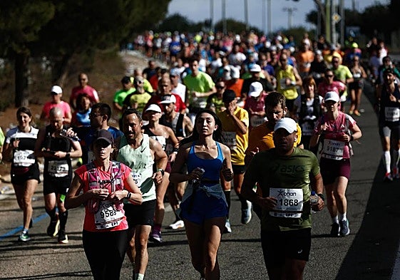 Corredores en una maratón.