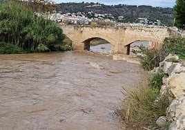 El barranco de la Barranquera a su paso por Xàbia.