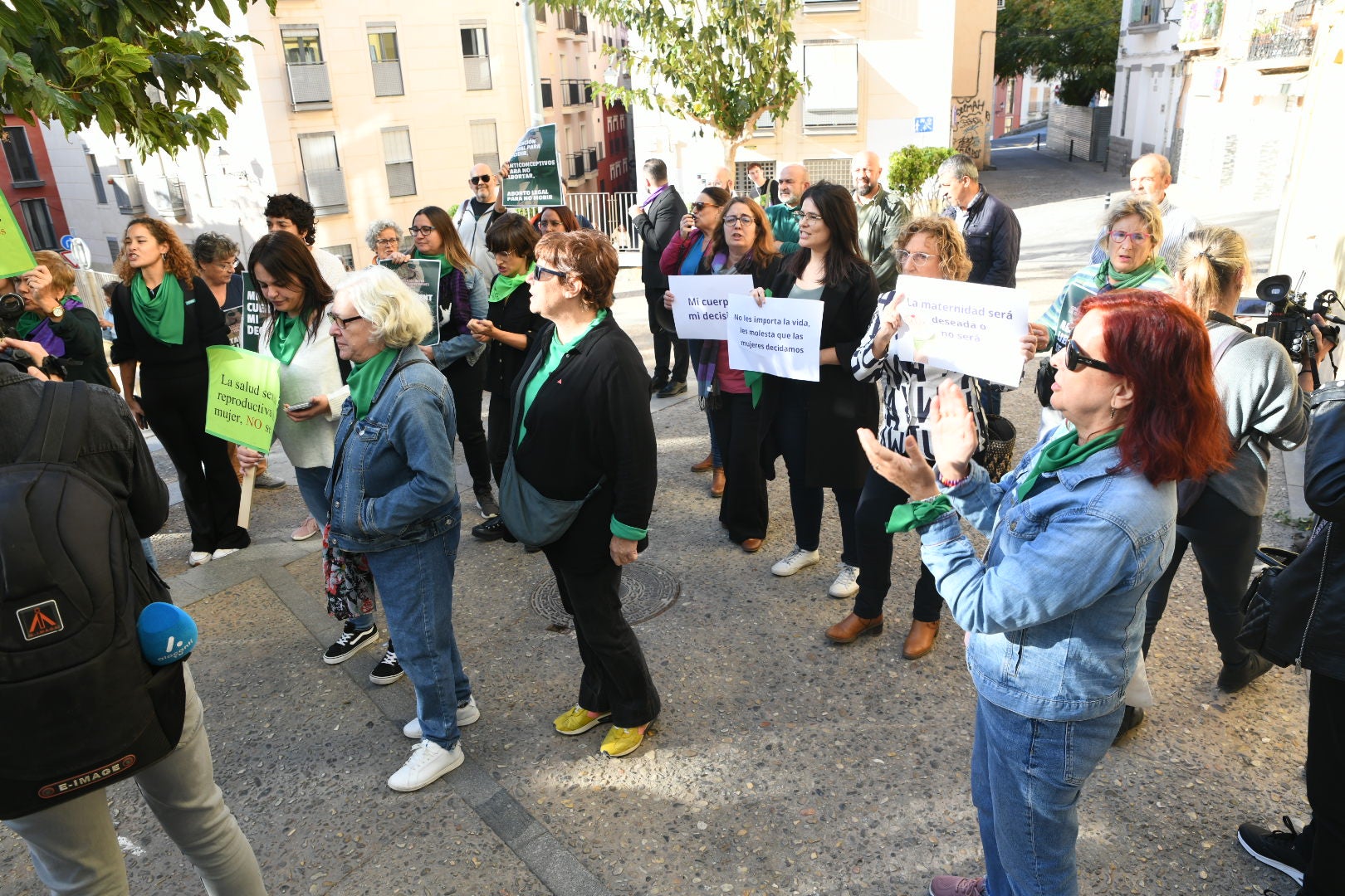 Protesta contra la oficina «antiaborto» de Alicante