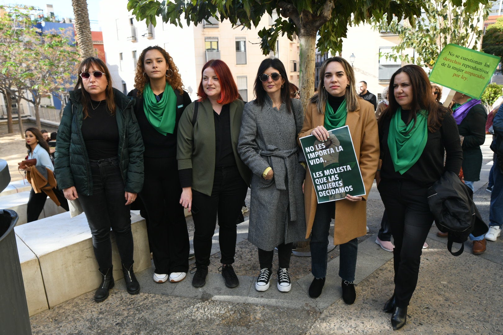 Protesta contra la oficina «antiaborto» de Alicante