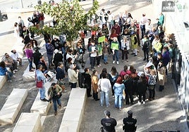 Protesta contra la oficina «antiaborto» de Alicante