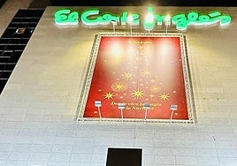 El Corte Inglés de Alicante en la Navidad 2023.