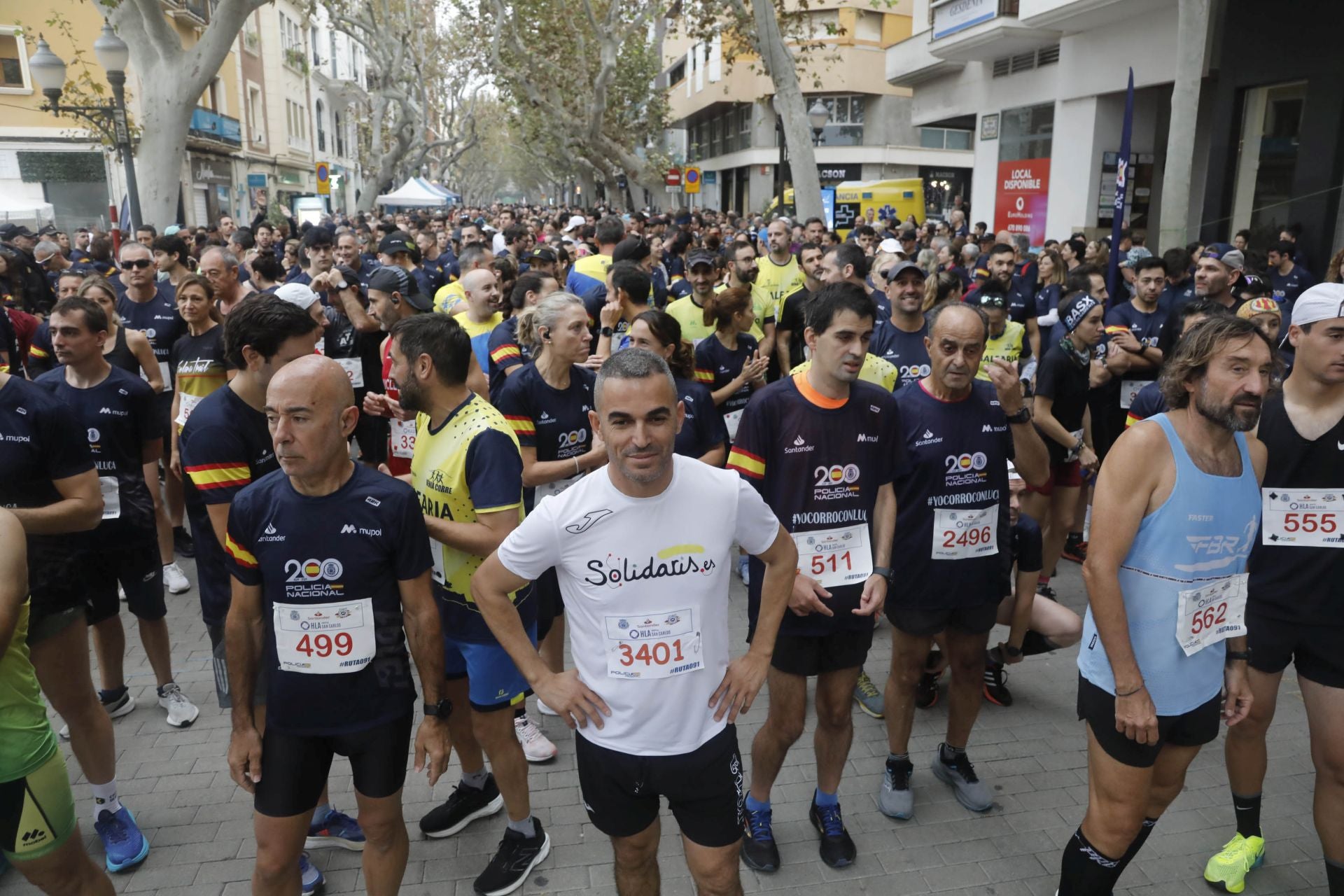 Búscate en la carrera solidaria &#039;Ruta 091&#039; organizada por la Policía Nacional de Dénia