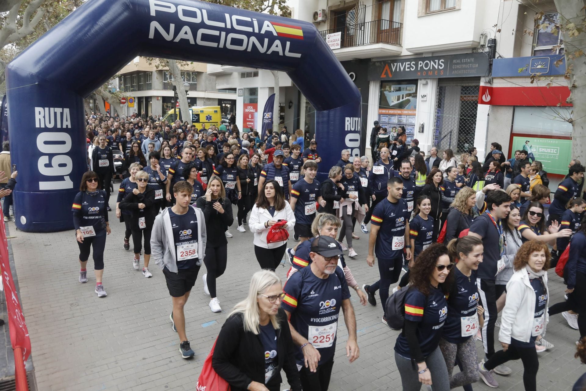 Búscate en la carrera solidaria &#039;Ruta 091&#039; organizada por la Policía Nacional de Dénia