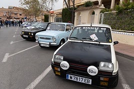 Exposición de coches clásicos en la provincia de Alicante.