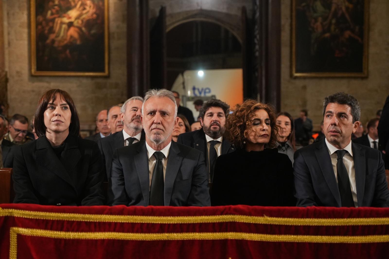 El primer funeral por las víctimas de la DANA pide unión mientras aparca el partidismo