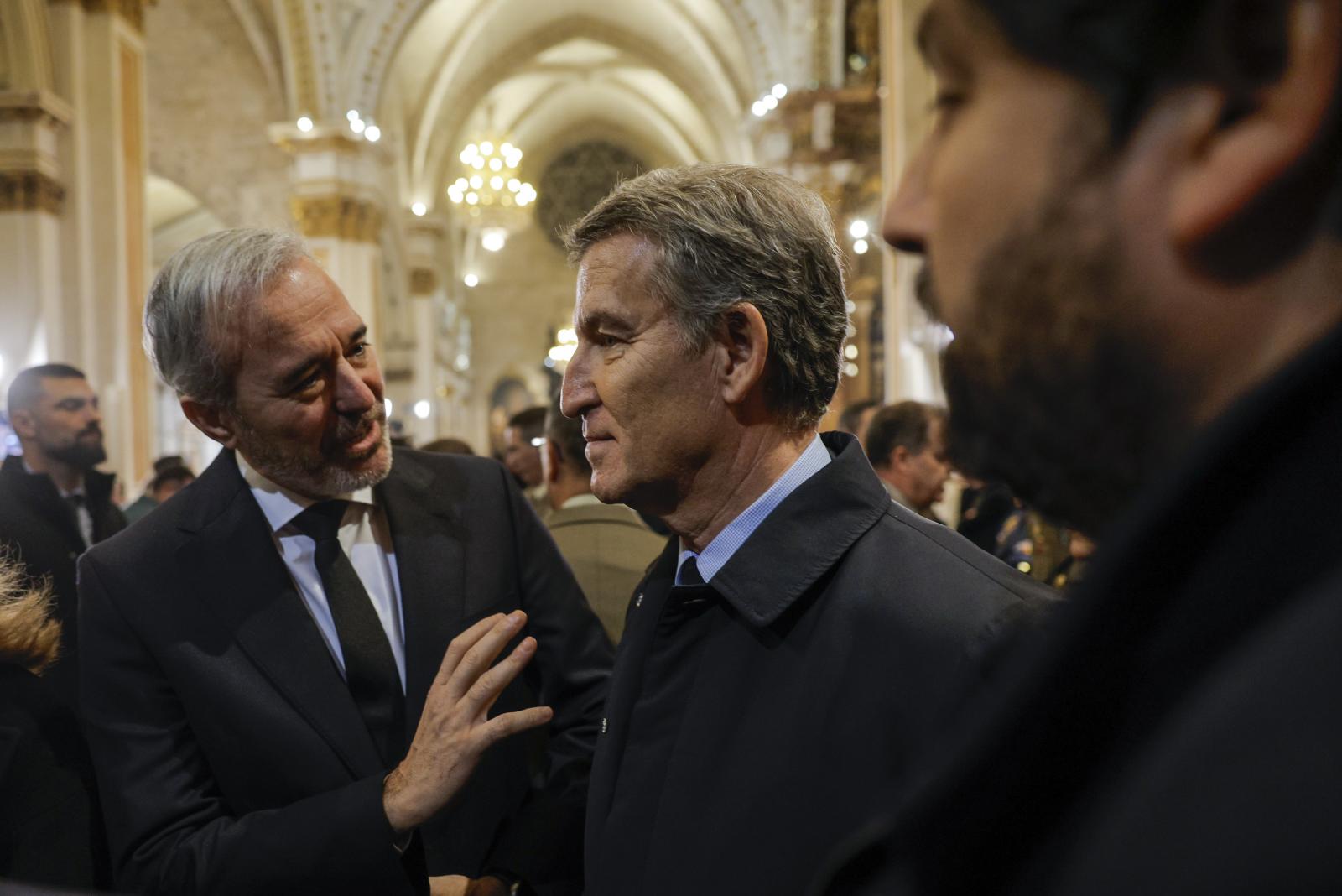 El primer funeral por las víctimas de la DANA pide unión mientras aparca el partidismo
