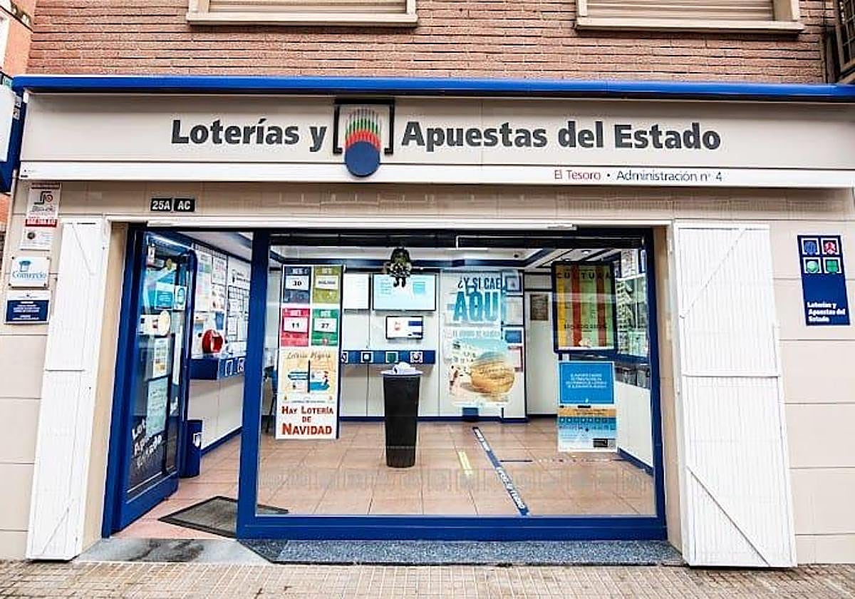 Administración 4 de Villena, 'El tesoro', donde se ha validado el boleto.