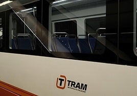Vagón del TRAM d'Alacant.
