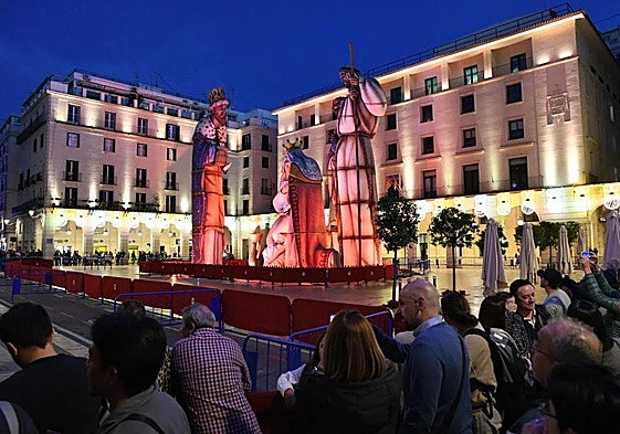 Inauguración del Belén Gigante de Alicante.