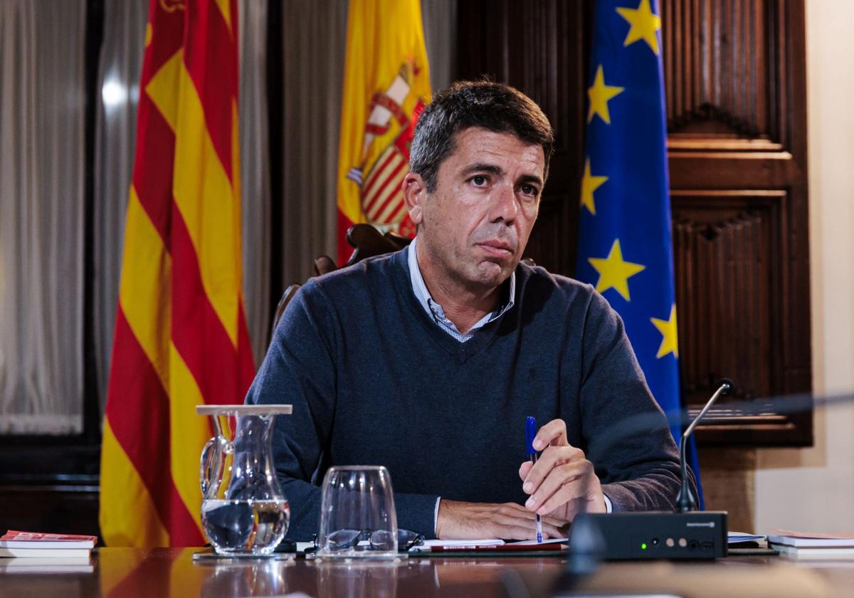 El presidente de la Generalitat Valenciana, Carlos Mazón.