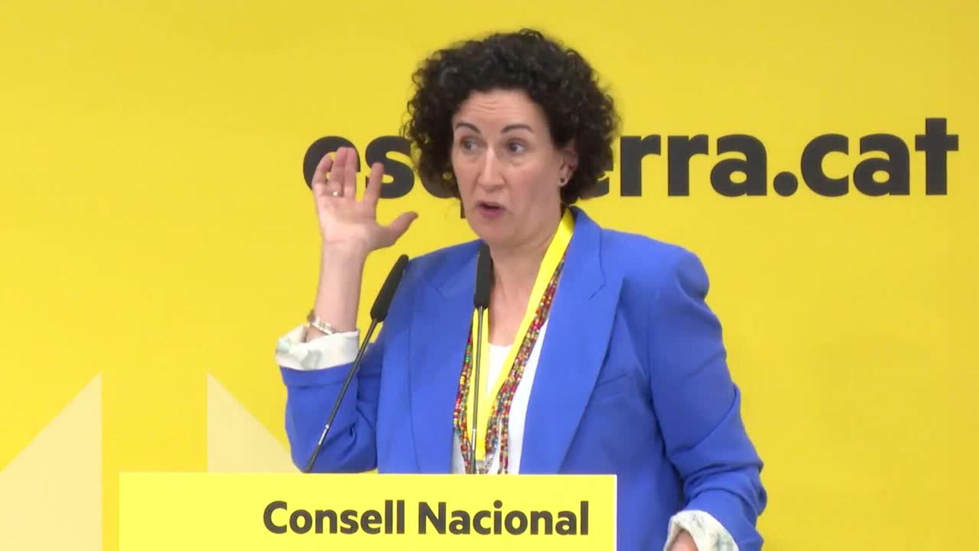 Rovira no optará a liderar ERC ni a elecciones, "y menos contra Oriol Junqueras"