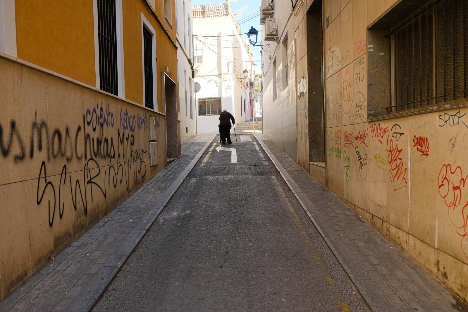 Una calle de San Antón.