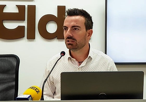 Fernando Gómez, concejal de Hacienda de Elda.