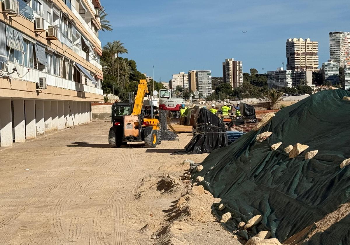 Obras de renovación en la Finca Adoc.