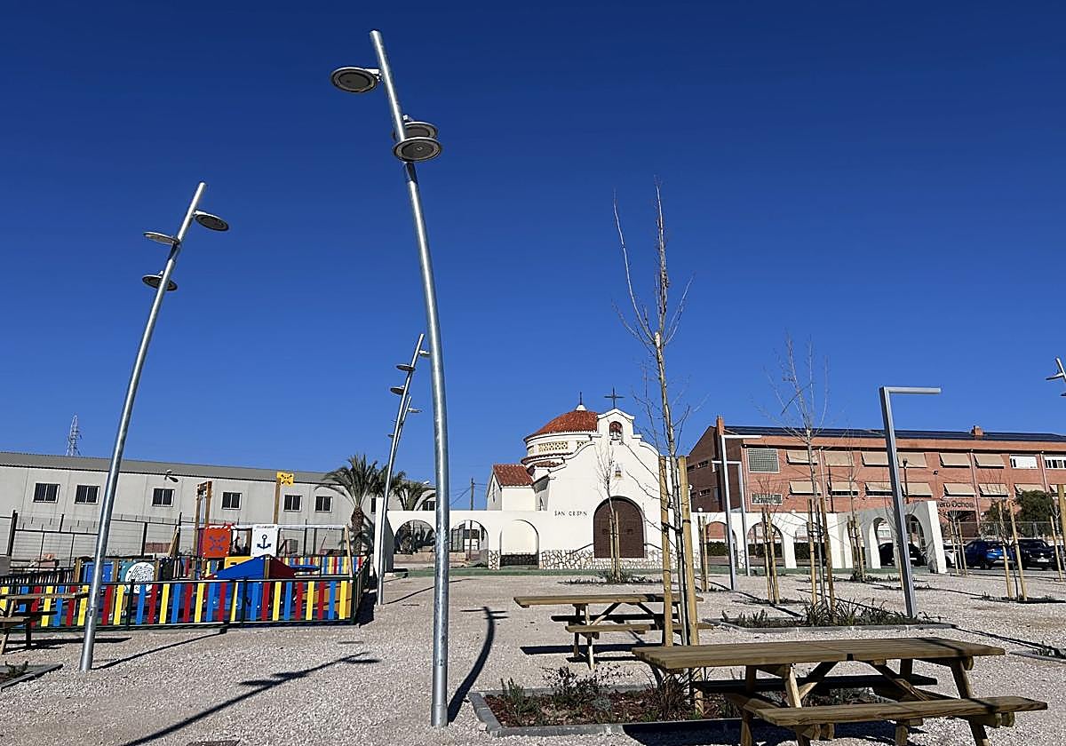 El nuevo jardín que llevará el nombre del empresario del calzado Rafael Bernabéu.