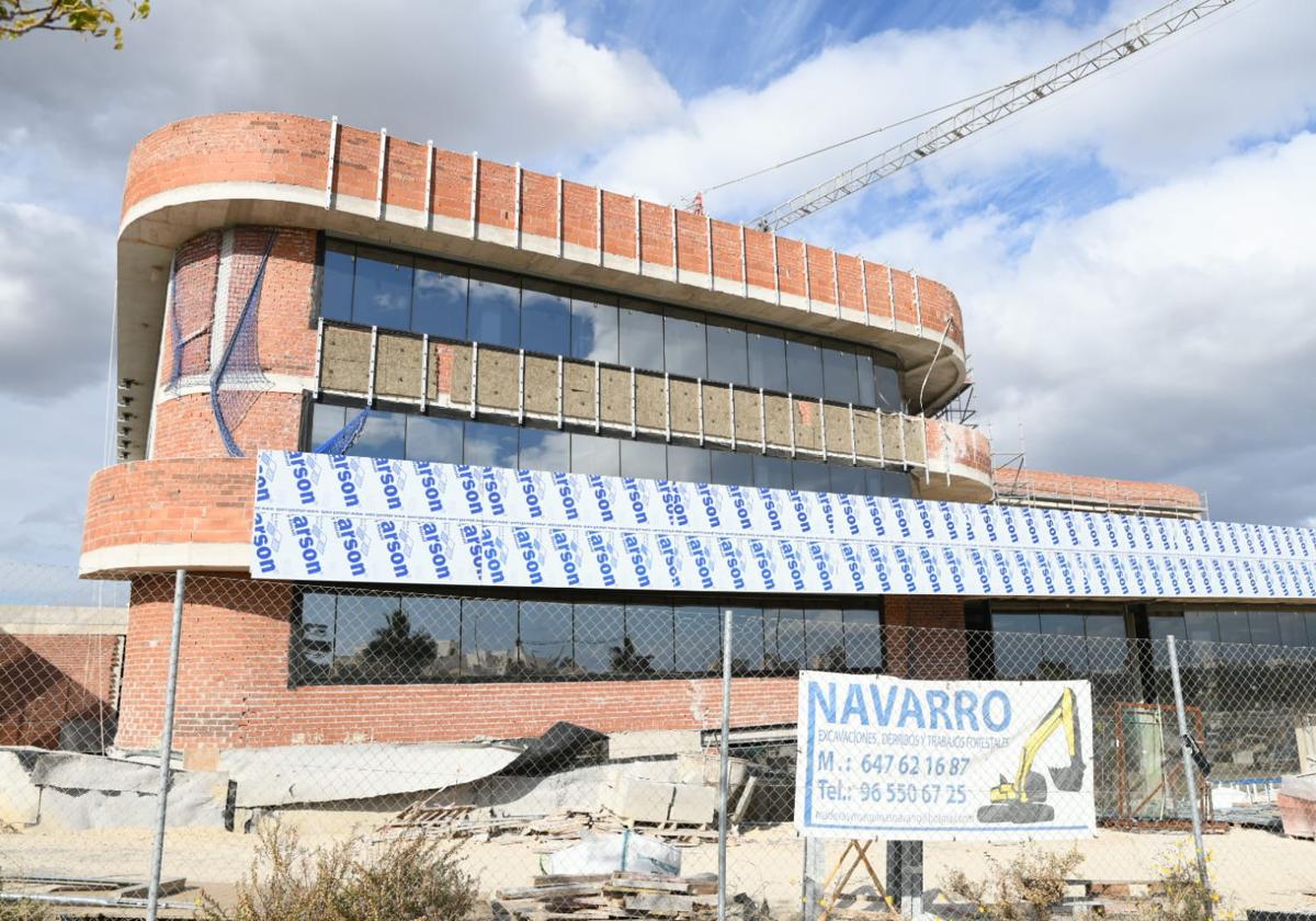 Obras del hospital privado en Vistahermosa.