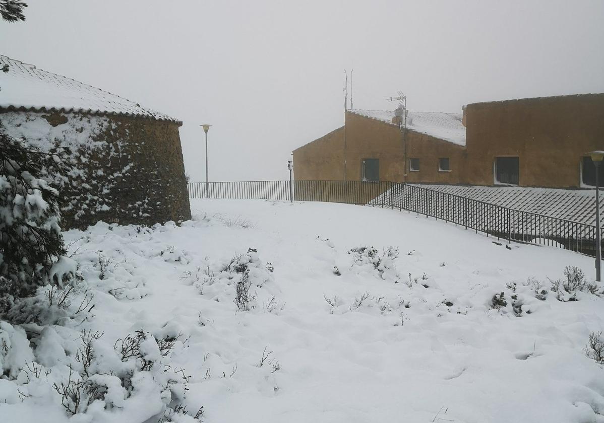 Nieve acumulada en La Carrasqueta.