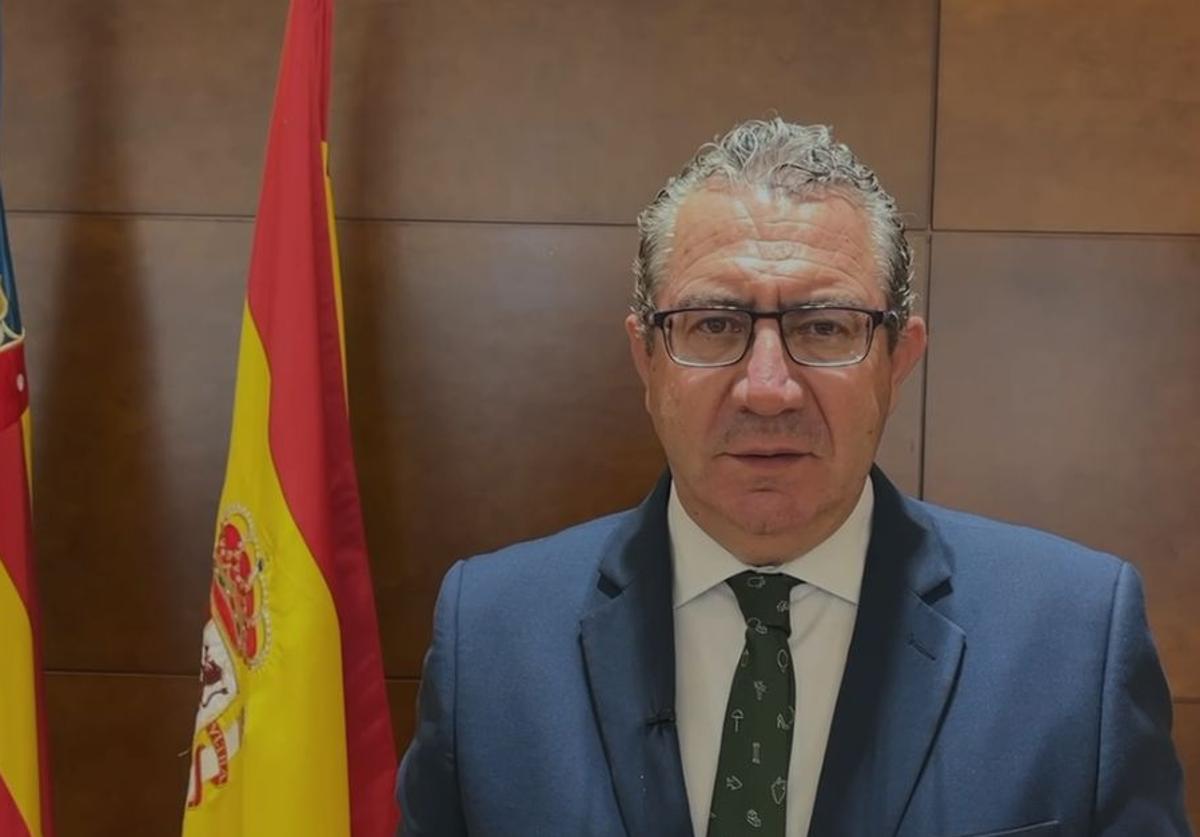 El presidente de la Diputación de Alicante, Toni Pérez.