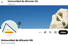 Perfil de la Universidad de Alicante (UA) en la red social X.