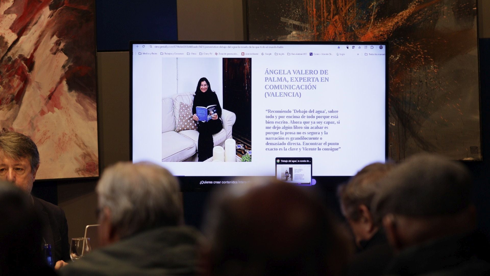 Vicente Climent presenta &#039;Debajo del agua&#039; en Alicante