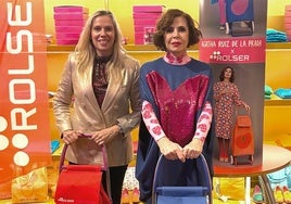 Colección de Rolser y Agatha Ruiz de la Prada presentada en Madrid.