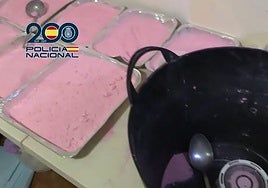 Cocaína rosa incautada en la casa del capo irlandés..