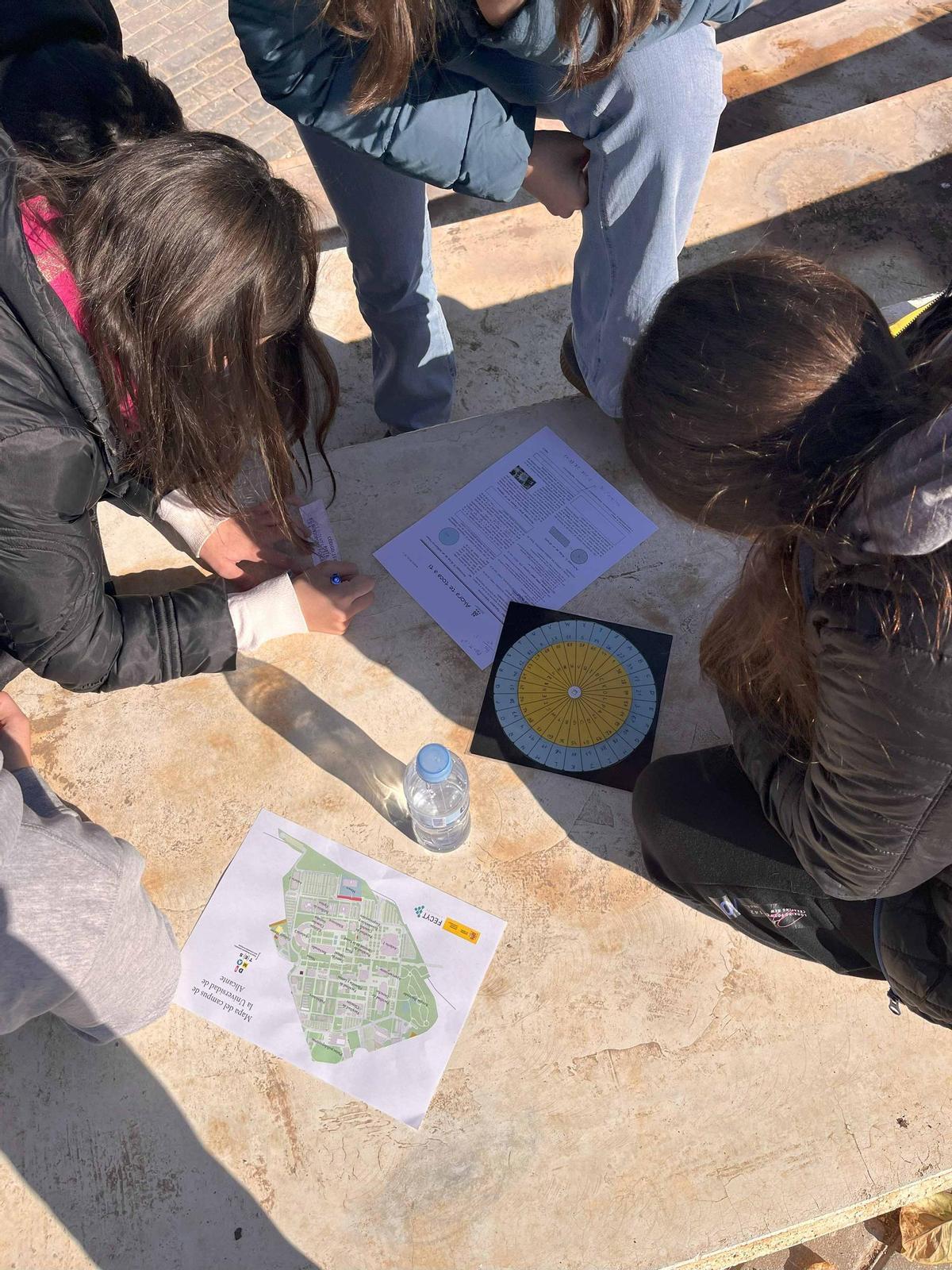 Mathematical treasure hunt.