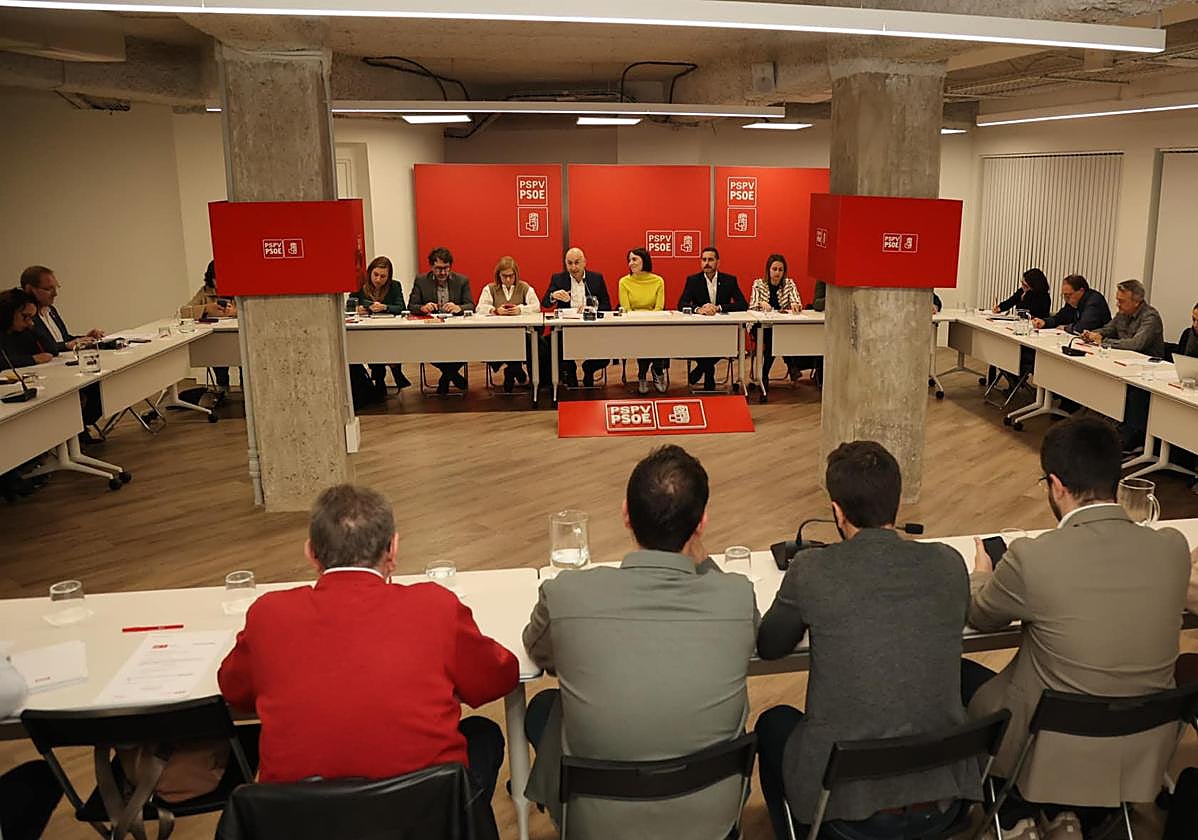 Imagen de la ejecutiva de los socialistas valencianos.