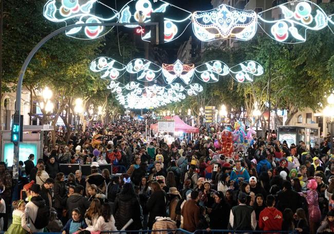 Ramblero Saturday at the Alicante carnival.