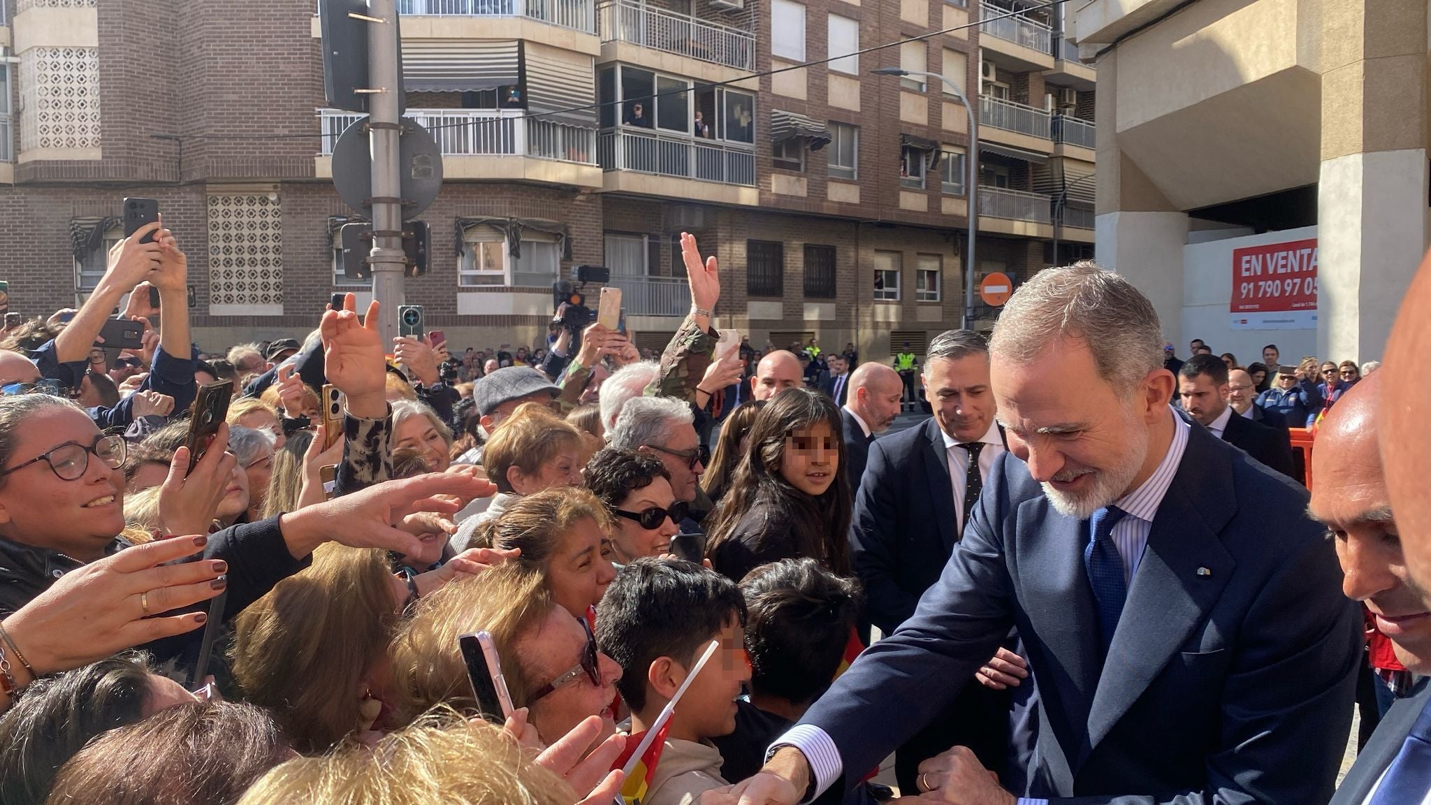 El Campello se rinde a Felipe VI