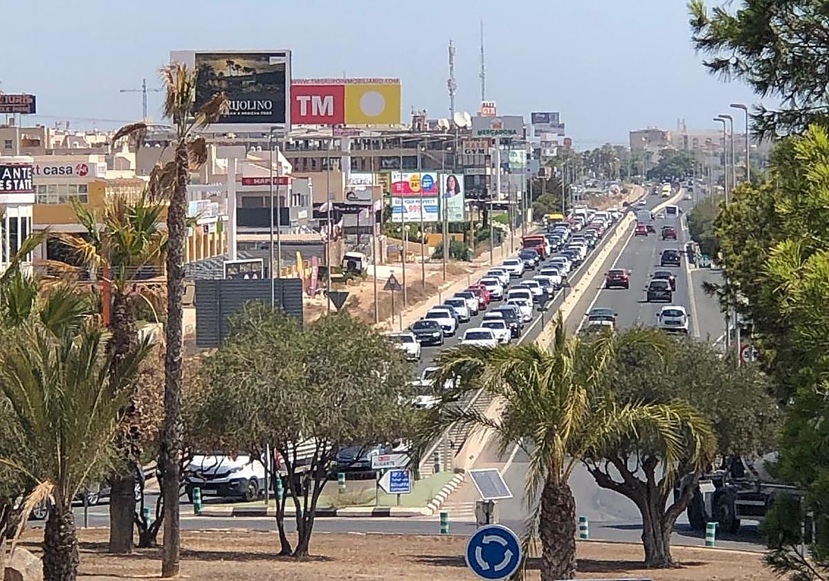 N-332 a su paso por Orihuela.