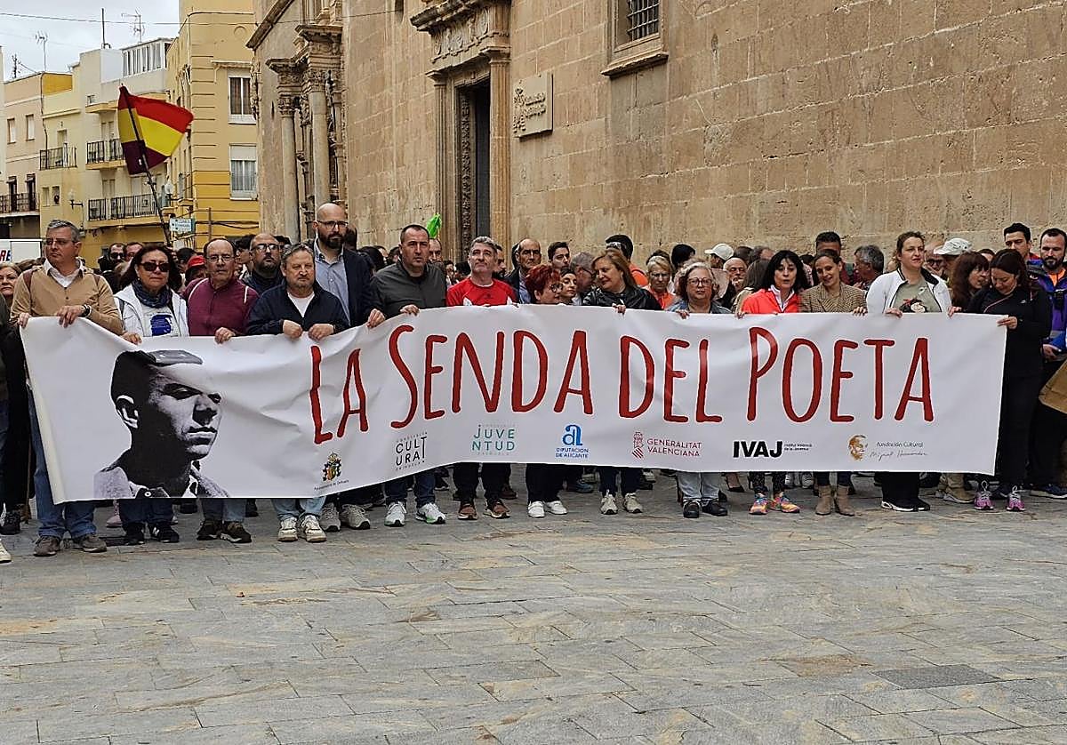 Salida de la Senda del Poeta desde Orihuela.