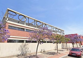 Imagen de la Jefatura Policía Local de Alicante, ubicada en la avenida Locutor Vicente Hipólito.