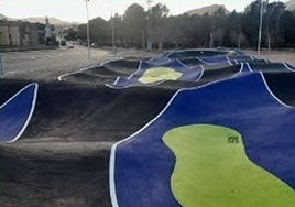 Así quedará la nueva pista de 'pump track' que proyecta el Ayuntamiento de Villena en la zona del Recinto Ferial.
