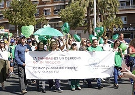 Imagen de archivo de una protesta organizada por la Plataforma del Vinalopó.