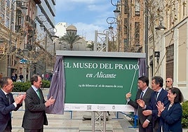 Inauguración de la exposición 'El Prado en las calles'.