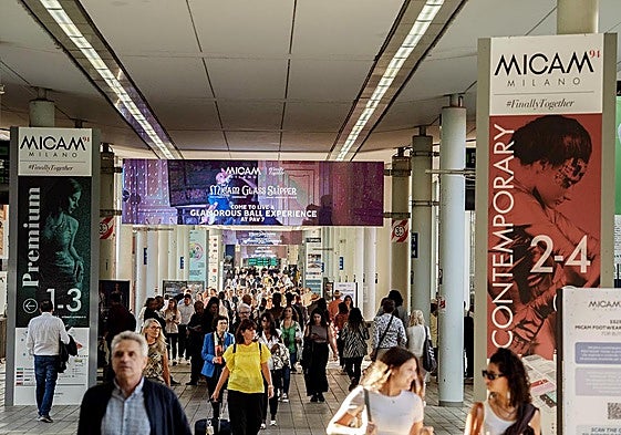 Imagen de una edición de la Micam de Milano.
