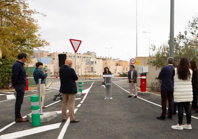 Inauguración del parking de Educación.