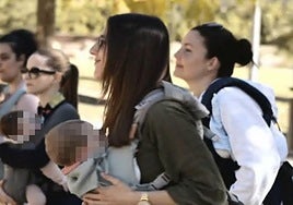 Talleres de bachata en un parque de Alicante.