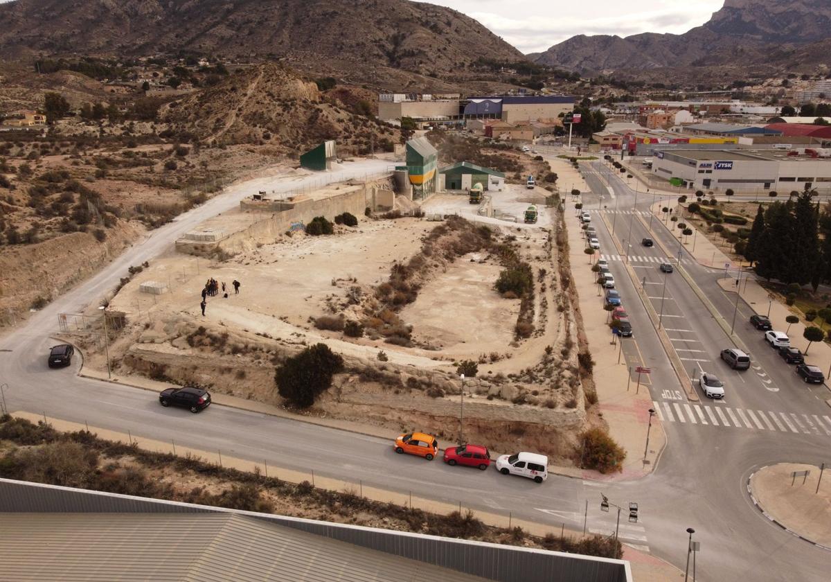 Image of the plot offered to the Generalitat.
