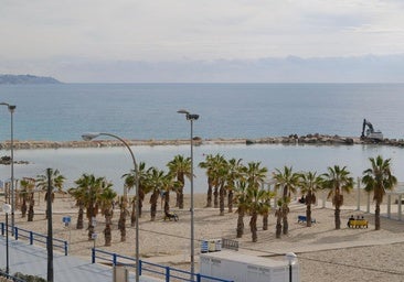La nueva laguna de la playa del Postiguet
