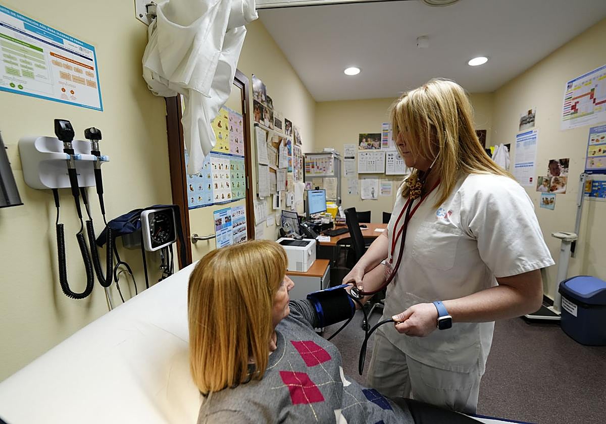 Consulta de un centro de salud.