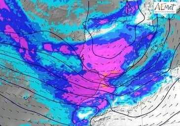 La borrasca 'Jana' trae más lluvias a la provincia este fin de semana