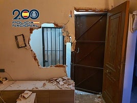 Vivienda de venta de droga en Elche.