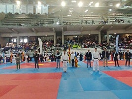 Celebración de la supercopa de judo.