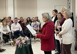 Acto celebrado en Benitatxell con ocasión del 8M.